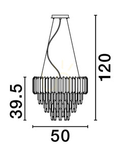 ACATEN Luces Exclusivas Závěsné svítidlo LE43574 1 ACATEN Luces Exclusivas Závěsné svítidlo LE43574 small 1