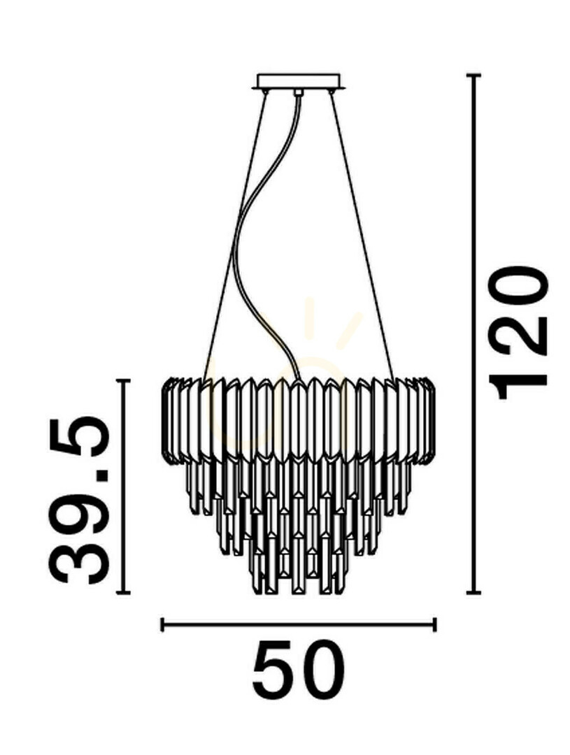 Pohled ACATEN Luces Exclusivas Závěsné svítidlo LE43574 ACATEN Luces Exclusivas Závěsné svítidlo LE43574