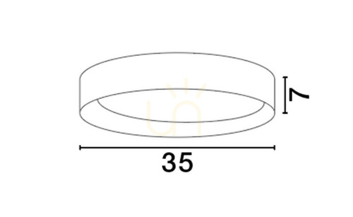 Kontrola Plafond ROSITA Luces Exclusivas LE43586