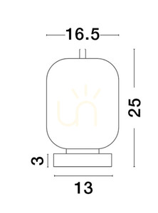 Stolní lampa PILAR Luces Exclusivas LE43655 small 1