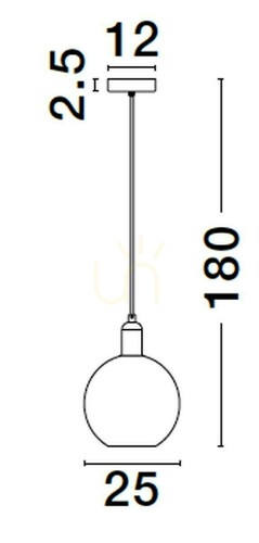 Kontrola Závěsné svítidlo BALCHE od Luces Exclusivas LE43694