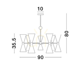 BALSAS Luces Exclusivas Závěsné svítidlo LE43698 small 1