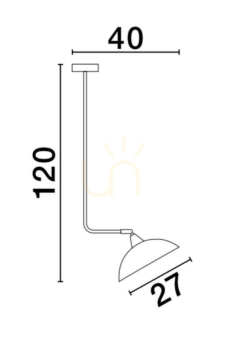 Pohled Závěsné svítidlo BAMORE Luces Exclusivas LE43708 Závěsné svítidlo BAMORE Luces Exclusivas LE43708