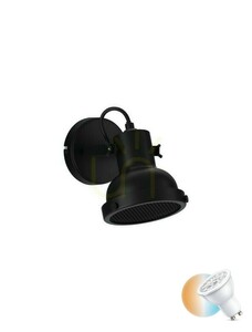 Nástěnné svítidlo Luces Exclusivas BANCOS LE43716 černé, GU10 small 0