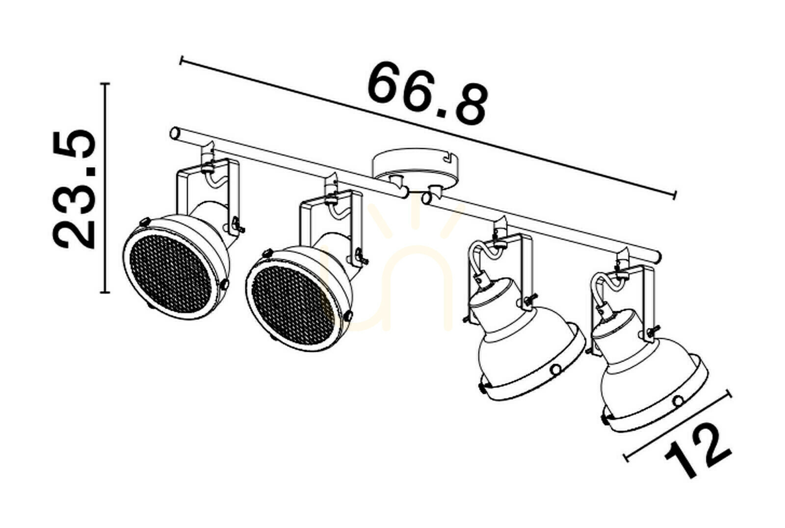 Pohled Plafond BANCOS Luces Exclusivas LE43719 Plafond BANCOS Luces Exclusivas LE43719