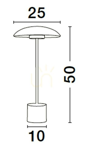 Kontrola Stolní lampa BARRON od Luces Exclusivas LE43732