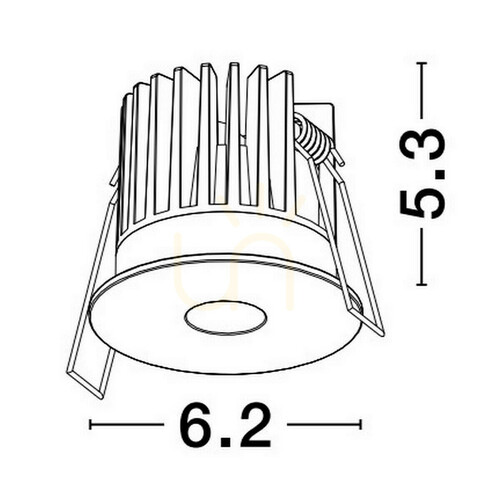 Kontrola ACALAMA Luces Exclusivas stropní síťka LE61603