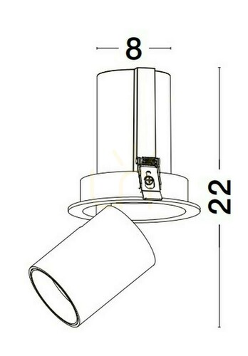 Kontrola ACALAPA Luces Exclusivas stropní síťka LE61607