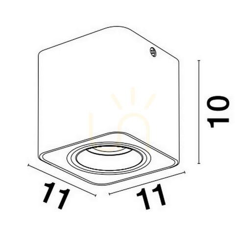 Kontrola Černé stropní bodové svítidlo Luces Exclusivas ACATIPA LE61637 GU10 10 W