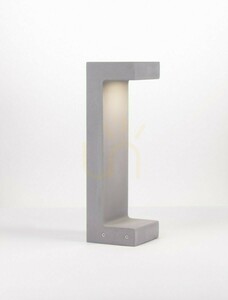Zahradní sloupkové svítidlo Luces Exclusivas ACAHUAL LE73577 šedý beton LED 8 W 50 cm IP65 small 1