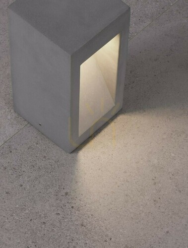 Kontrola Betonové zahradní sloupkové svítidlo Luces Exclusivas ACAJETE LE73580, šedé, LED 6 W 3000 K, 25 cm, IP65
