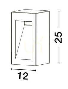 Betonové zahradní sloupkové svítidlo Luces Exclusivas ACAJETE LE73580, šedé, LED 6 W 3000 K, 25 cm, IP65 small 3