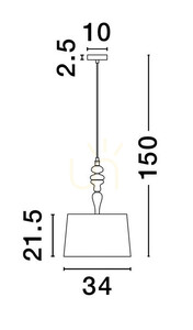 Závěsné svítidlo ALEM Luces Exclusivas LE44201 3 Závěsné svítidlo ALEM Luces Exclusivas LE44201 small 3