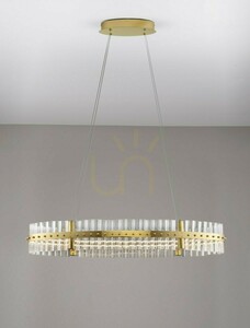 Závěsné svítidlo MAYO Luces Exclusivas LE44227, LED 45 W, 3500 K, zlaté, Ø90 cm small 1