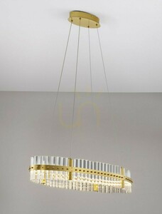 Závěsné svítidlo MAYO Luces Exclusivas LE44227, LED 45 W, 3500 K, zlaté, Ø90 cm small 2