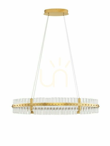 Kontrola Závěsné svítidlo MAYO Luces Exclusivas LE44227, LED 45 W, 3500 K, zlaté, Ø90 cm