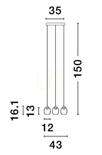 Kontrola TOAY Luces Exclusivas závěsné svítidlo LE44239