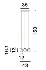 TOAY Luces Exclusivas závěsné svítidlo LE44239 small 1
