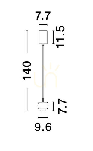 Kontrola Závěsné svítidlo LIMA Luces Exclusivas LE44279