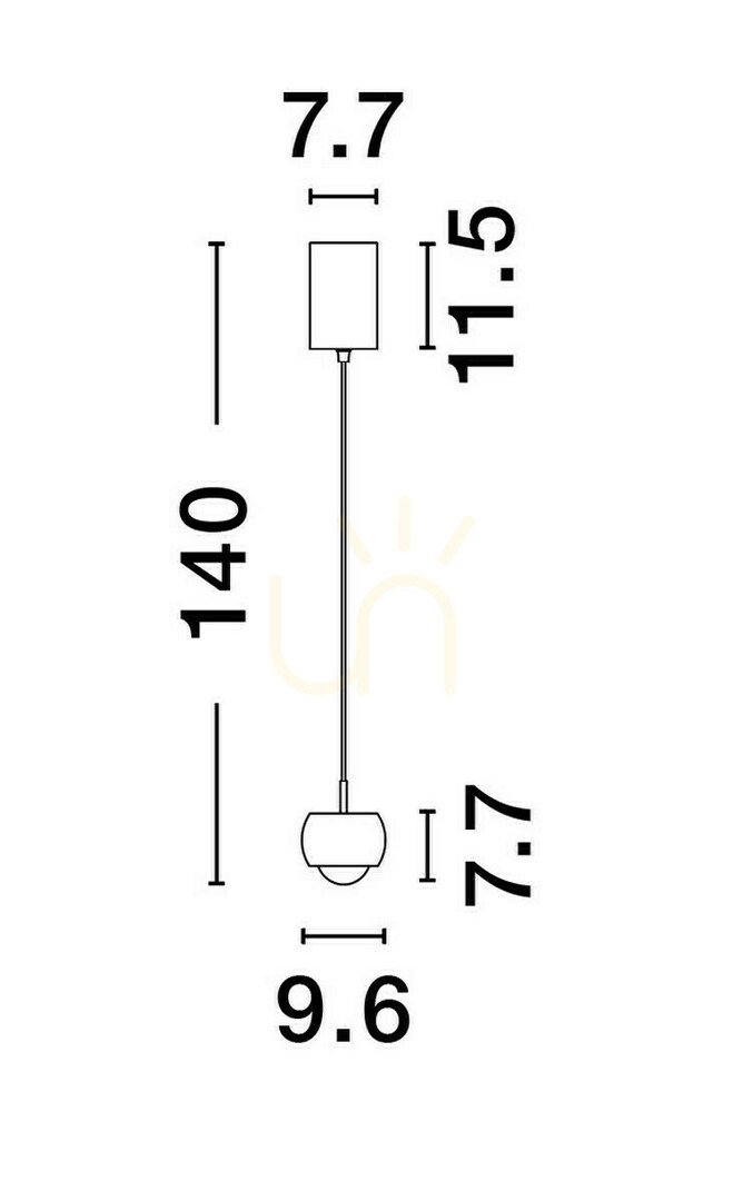 Pohled Závěsné svítidlo LIMA Luces Exclusivas LE44284 Závěsné svítidlo LIMA Luces Exclusivas LE44284