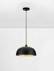 Závěsné svítidlo Luces Exclusivas RUPA LE44286 černo-zlaté 35 cm E27 small 1