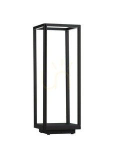 Černý zahradní LED sloupek Luces Exclusivas MARCOS LE73686 50 cm small 0