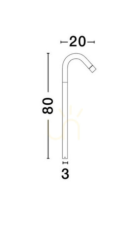 Kontrola QUIBDO Luces Exclusivas Osvětlovací sloupek LE73702