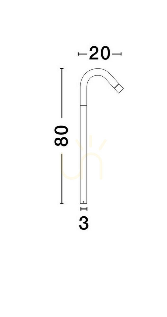 Pohled QUIBDO Luces Exclusivas Osvětlovací sloupek LE73702 QUIBDO Luces Exclusivas Osvětlovací sloupek LE73702