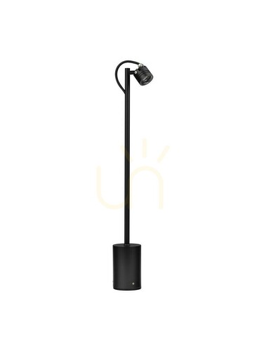 Kontrola Zahradní sloupek TEQUES Luces Exclusivas LE73703, nastavitelný LED reflektor 3 W 3000 K, černý
