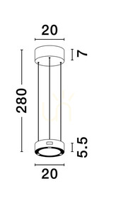 Závěsné svítidlo ALMAY Luces Exclusivas LE44605 small 4