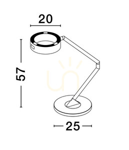 Stolní lampa ALMAY Luces Exclusivas LE44608 small 2