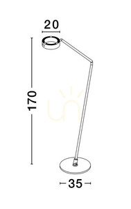 Stojací lampa ALMAY Luces Exclusivas LE44609 small 3