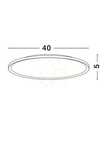 Kontrola Plafón ANTONIO Luces Exclusivas LE44884