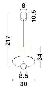 Závěsné svítidlo BAILA Luces Exclusivas LE44536 2 Závěsné svítidlo BAILA Luces Exclusivas LE44536 small 2