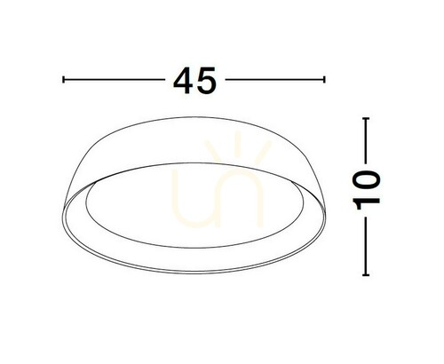 Kontrola Plafón CARACOLLO Luces Exclusivas LE44811