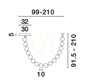 Závěsné svítidlo CHEPEN Luces Exclusivas LE44423 3 Závěsné svítidlo CHEPEN Luces Exclusivas LE44423 small 3