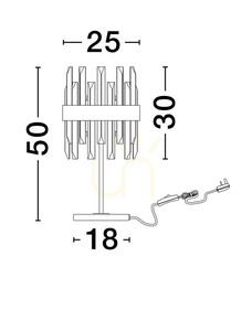Stolní lampa CHOLULA od Luces Exclusivas LE44725 1 Stolní lampa CHOLULA od Luces Exclusivas LE44725 small 1