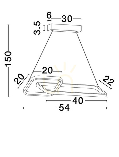 Kontrola CHULUMANI Luces Exclusivas Závěsné svítidlo LE44826