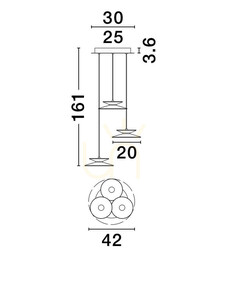 Závěsné svítidlo GUANAY Luces Exclusivas LE44742 small 3