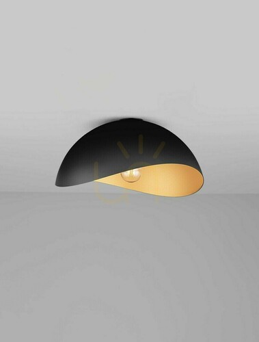 Kontrola Stropní svítidlo GUANIPA Luces Exclusivas černo-zlaté E27 Ø40 cm LE44899