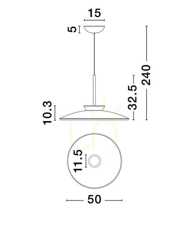 Kontrola HUANUCO Luces Exclusivas Závěsné svítidlo LE44838