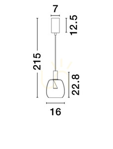 Závěsné svítidlo IQUITOS Luces Exclusivas LE44845 small 1