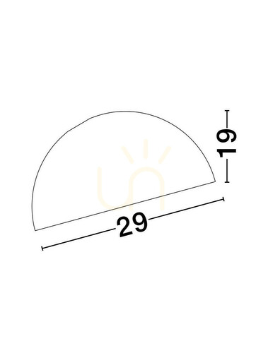 Kontrola Plafón IRONCOLLO Luces Exclusivas LE44905