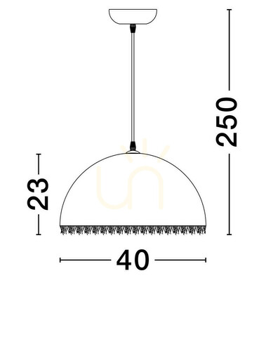 Kontrola Závěsné svítidlo MIZQUE Luces Exclusivas LE44748