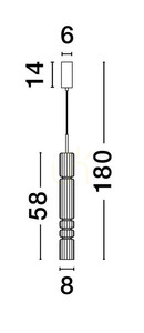 MONTERO Luces Exclusivas Závěsné svítidlo LE44589 3 MONTERO Luces Exclusivas Závěsné svítidlo LE44589 small 3