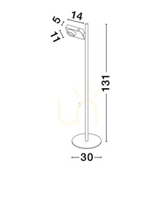 PARINAS Stojací lampa od Luces Exclusivas LE44756 small 3