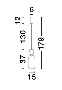 Závěsné svítidlo PERENE od Luces Exclusivas LE44463 small 3