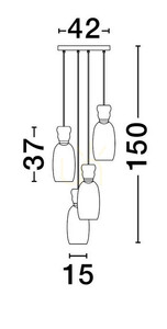 Závěsné svítidlo PERENE od Luces Exclusivas LE44468 small 3