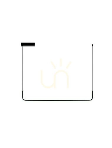 Kontrola Lineární závěsné svítidlo PIURA LED 20W 3200K černé 102 cm LE44815 Luces Exclusivas