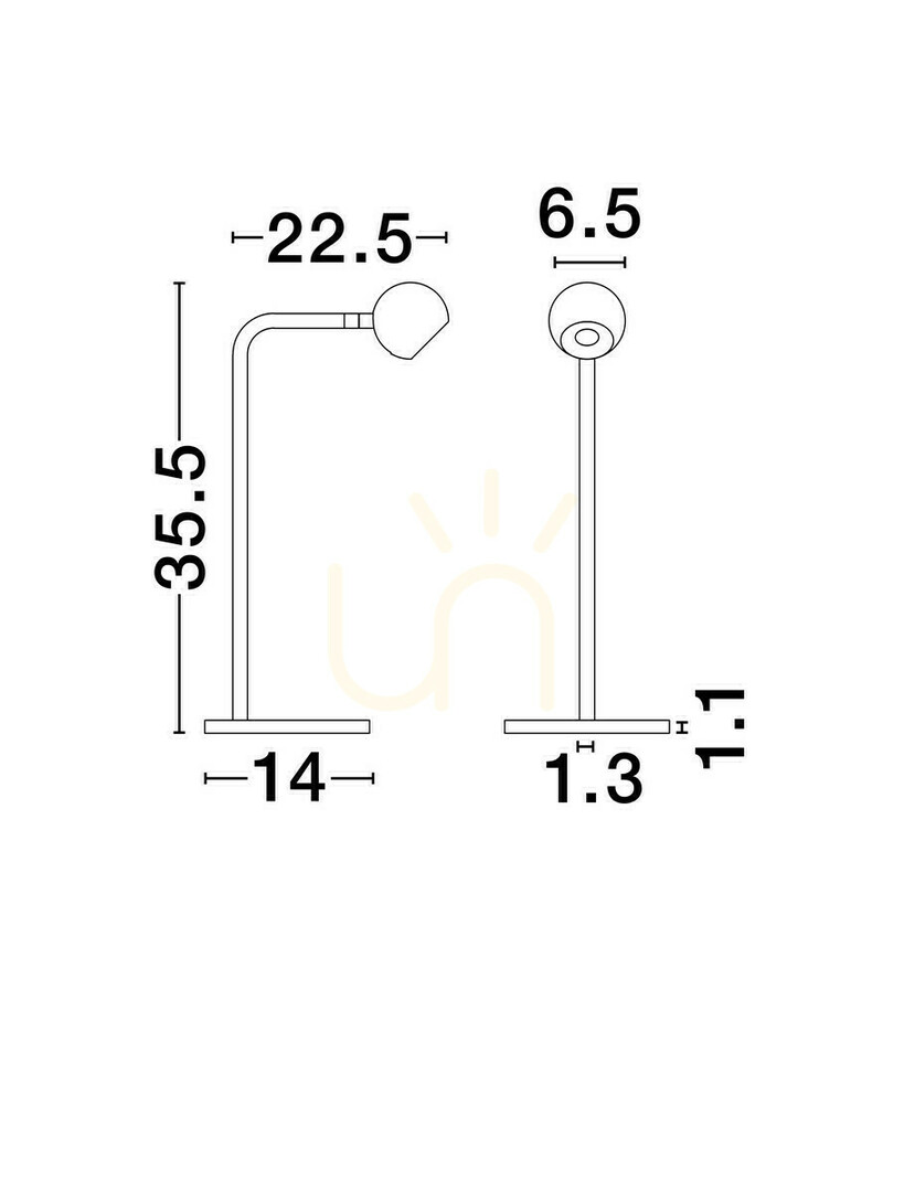Pohled Stolní lampa PUCARANI Luces Exclusivas LE44682 Stolní lampa PUCARANI Luces Exclusivas LE44682